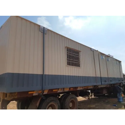 Portable Storage Home - Color: White And Blue