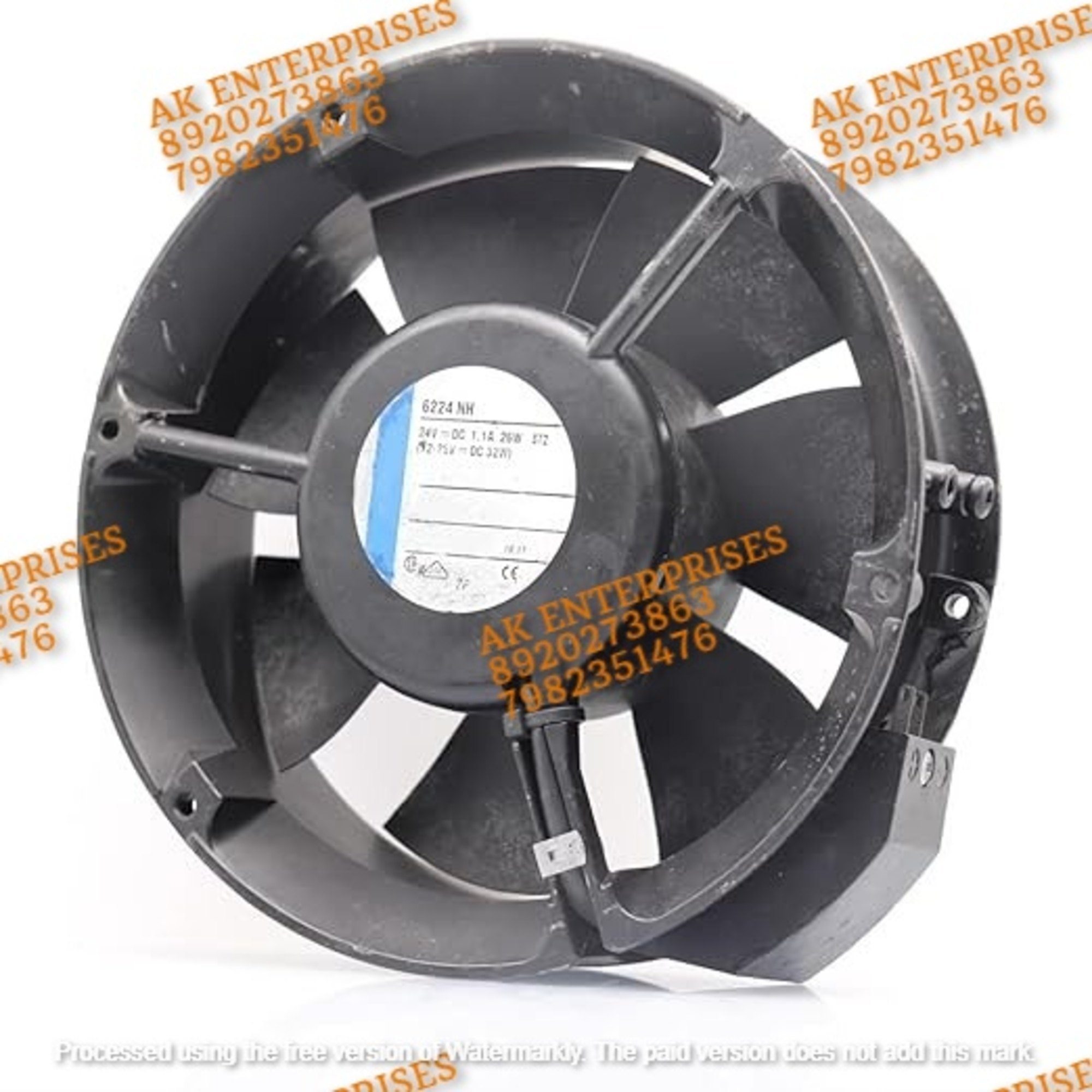 ebm-papst 6224NH Axial Fan 24V~1.1A 26W DC Brushless Air Cooling Fan 4000 RPM 172 * 72 * 51mm 2Wire