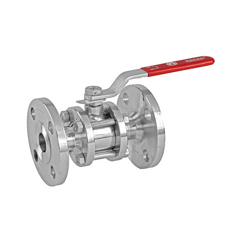 Ms Flange Type Ball Valve - Finish: Polished