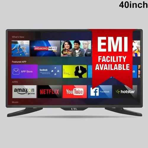 Utl 40Inch Smart Led Tv - Color: Black