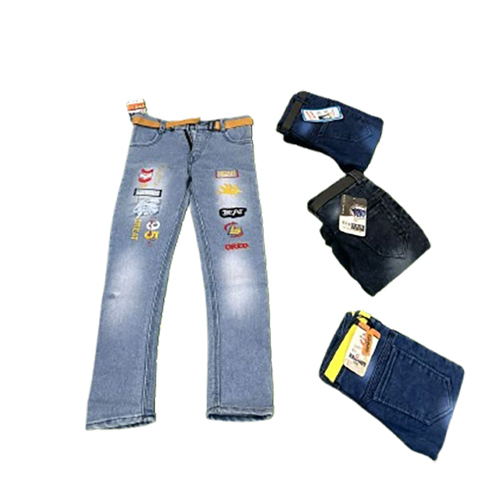 Kids Boys Heavy Knitted Jeans - Color: Multicolor