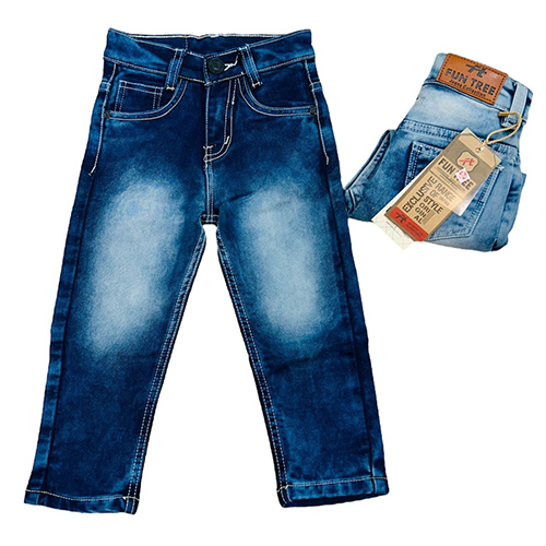 Kids Regular Fit Casual Jeans