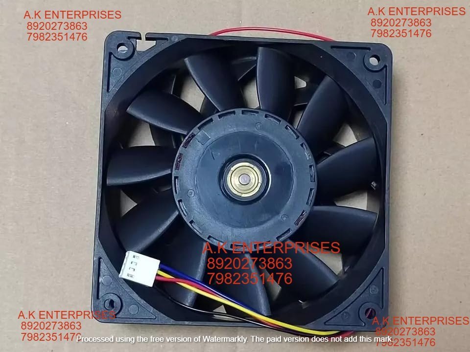 Nidec T12E48BS1M7-07 Axial Fan 48V-1.45A DC Brushless Air Cooling Fan 3500 RPM 120 * 120 * 38mm 4-Wire