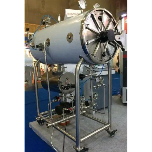 Autoclave Steam Sterilizer - Stainless Steel, 220 V Industrial Usage | High-Efficiency Steam Sterilization for Industrial Applications