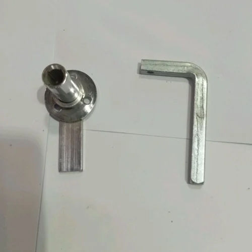 Stainless Steel Panel Lock - Color: Silver