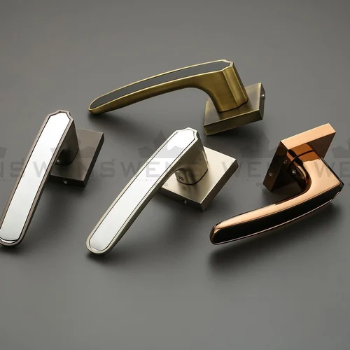 Zinc Door Handle - Color: Multicolour