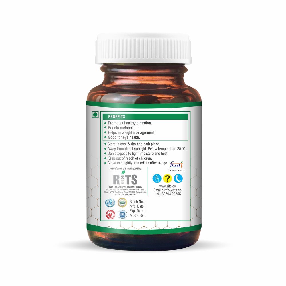 Triphala Capsules - 1 Year Shelf Life | Easy-to-consume, Detoxifying & Rejuvenating Ayurvedic Blend Of Amalaki, Bibhitaki, Haritaki