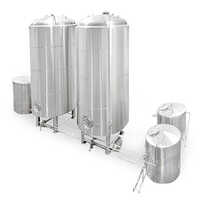 SUS304 2-50BBL Brewery Serving Tank