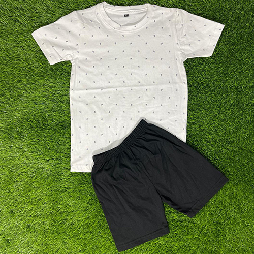 Kids Printed T-Shirt And Short Set - Design: Standard