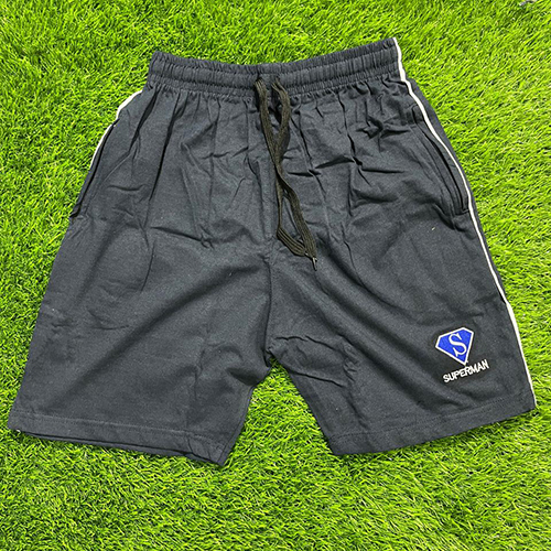 Mens Cotton Shorts - Color: Black