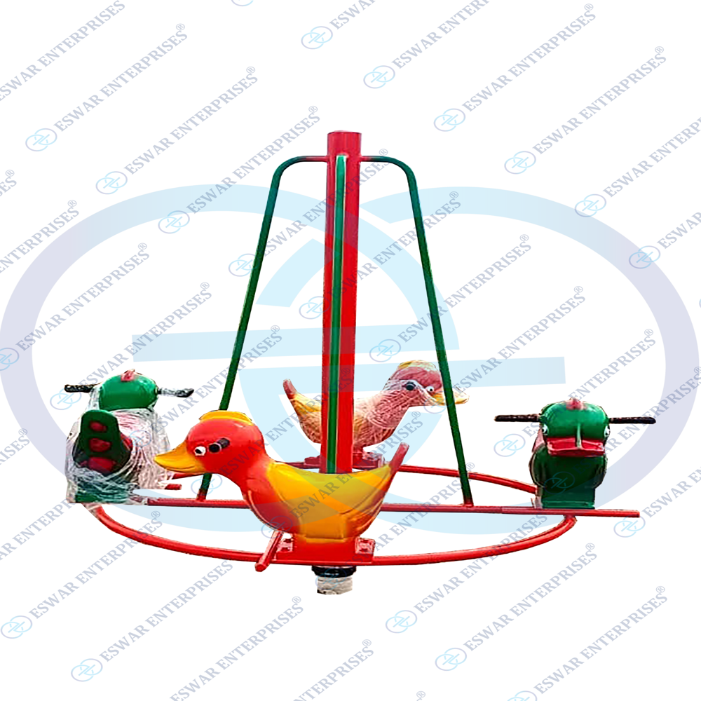 FRP Duck Tower Merry Go Round