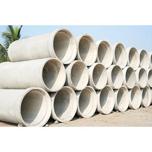RCC Pipe - 900 mm Diameter, 2.5 m Length | Grey Color, 35 mm Thickness, Round Shape