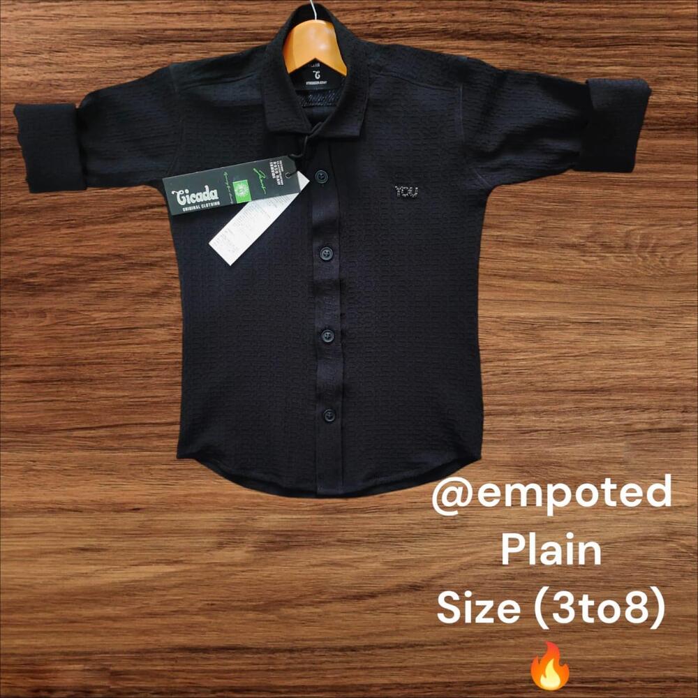 Kids Black Shirt