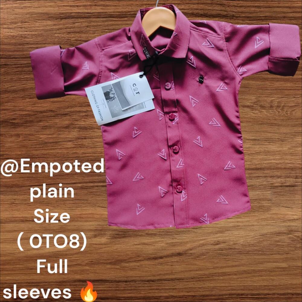 Kids Plain Cotton shirt