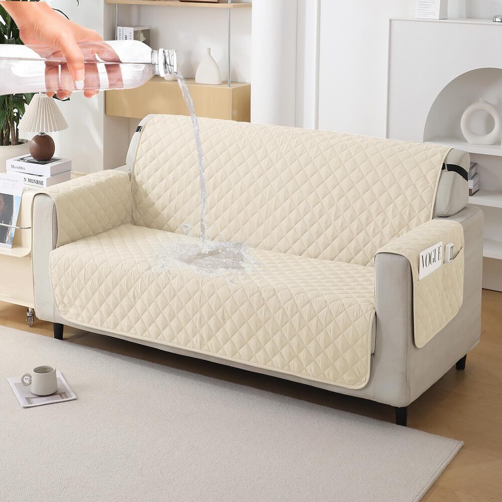 Waterproof Sofa Cover - Material: 100% Cotton