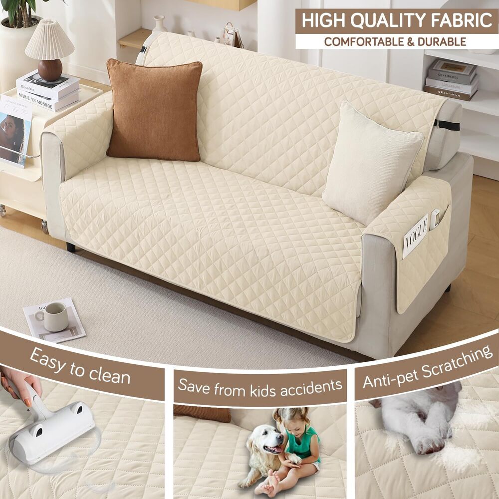 Waterproof Sofa Cover - Material: 100% Cotton