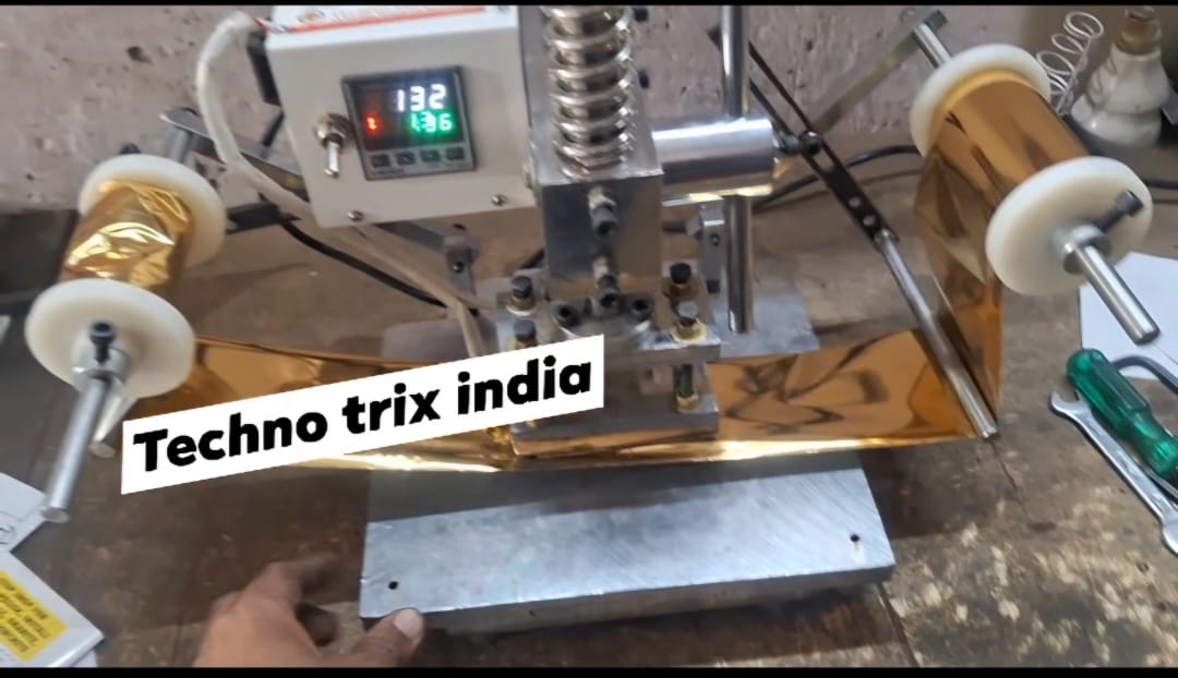 Optical Box Hot Foil Stamping Machine - Color: Nickle Coatd