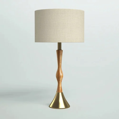 Antique Brass Finish Touch Lamp
