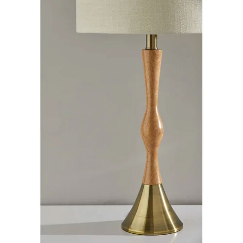 Antique Brass Finish Touch Lamp