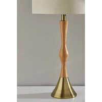 Antique Brass Finish Touch Lamp