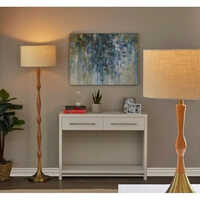 Antique Brass Finish Touch Lamp