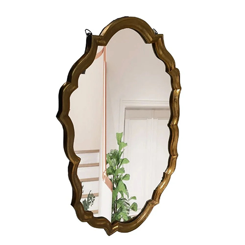 Gold Moroccan Antique Mirror