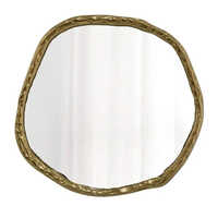 Abstract Vintage Hammerred Mirror