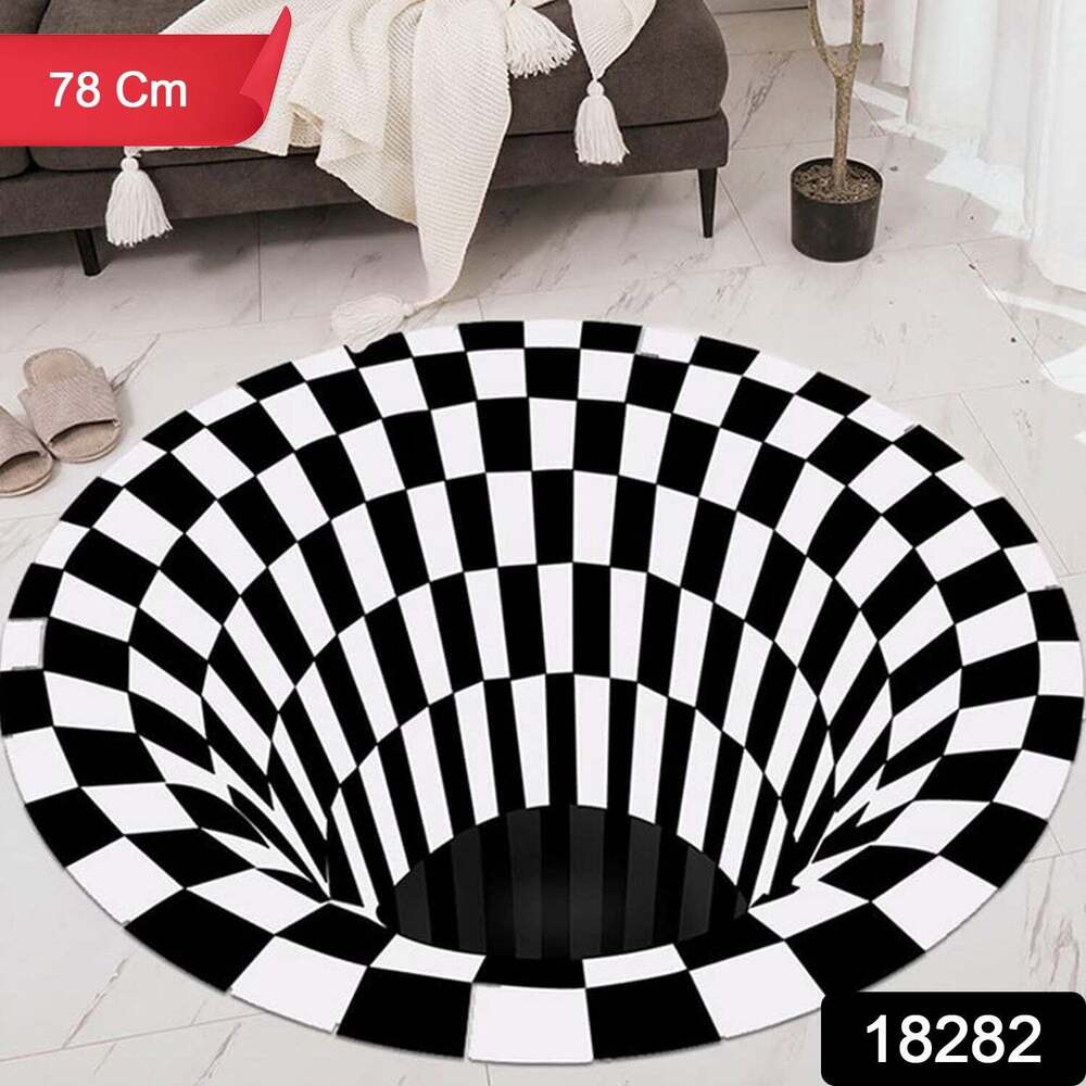 3D Space Round Carpets