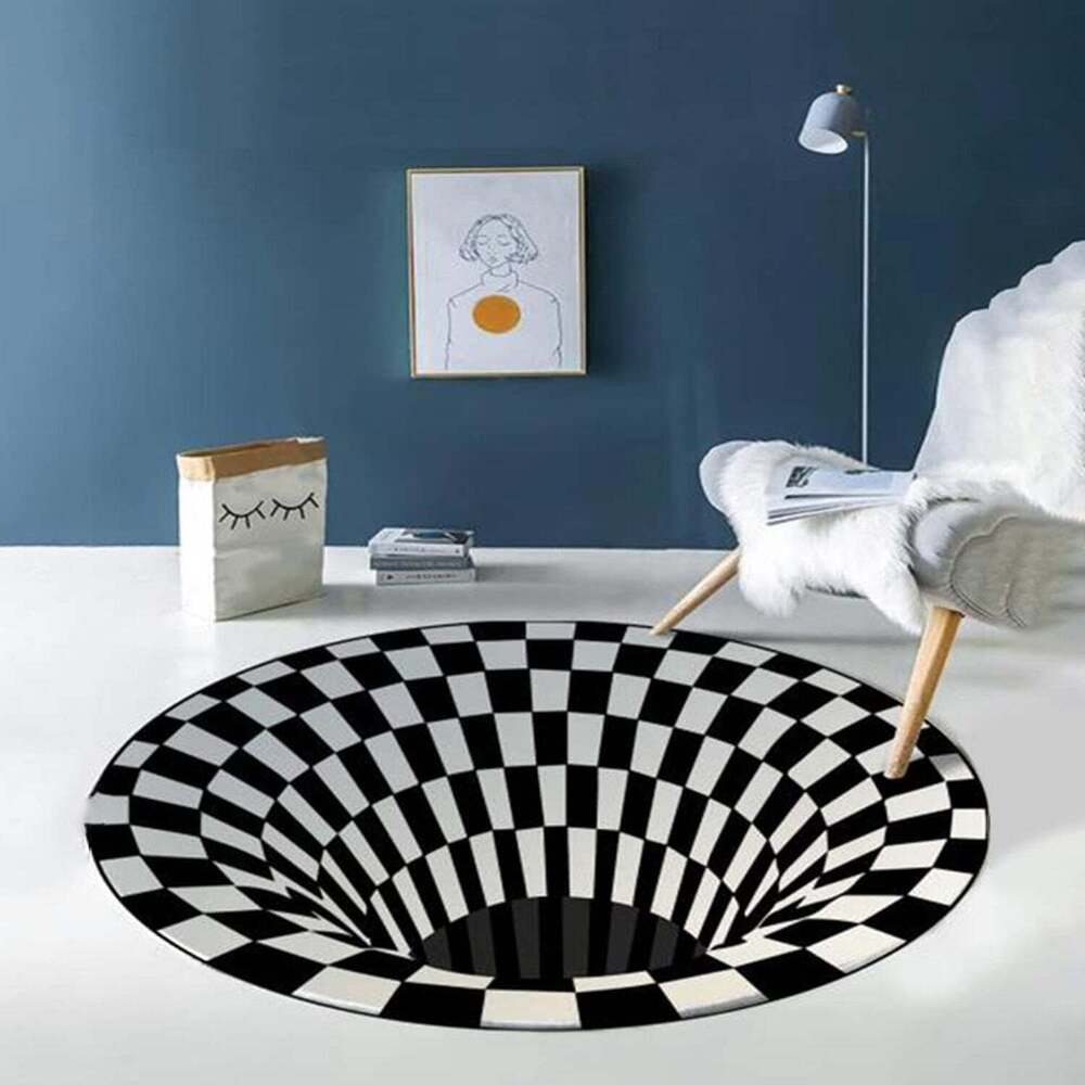 3d Space Round Carpets