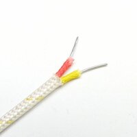 K-type Thermocouple Tef Cable - Color: White