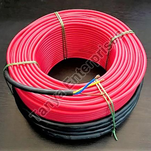 Twin Conductor Heating Cable - Color: Red