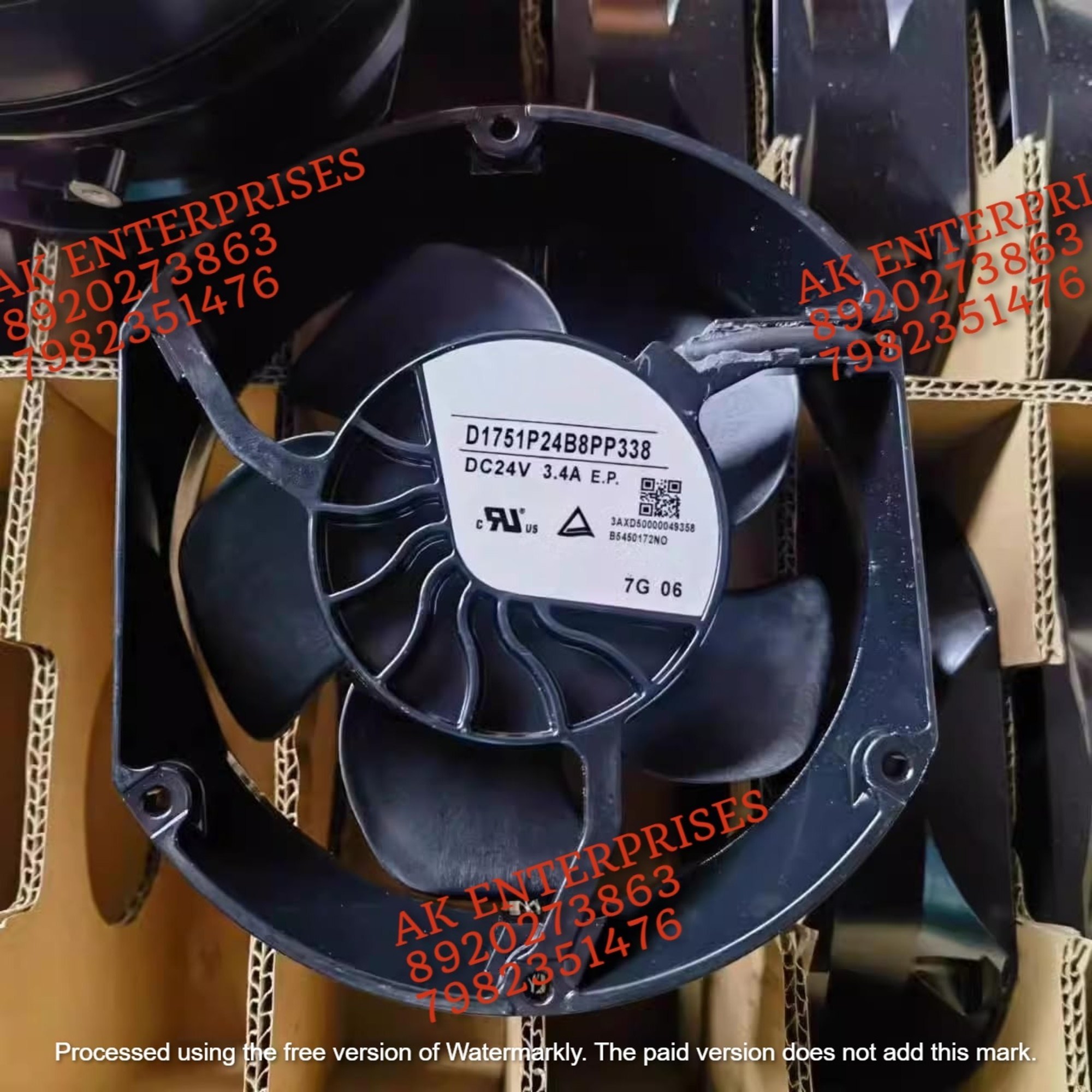 NIDEC D1751P24B8PP338 24V 3.4A 17251 Cooling Fan