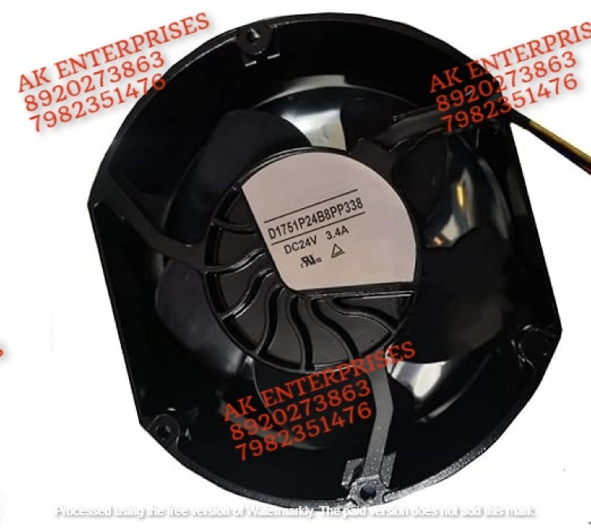 NIDEC D1751P24B8PP338 24V 3.4A 17251 Cooling Fan