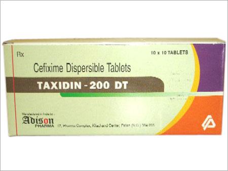 सेफिक्साइम डिस्पर्सेबल टैबलेट्स (Taxidin-200 DT)
