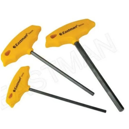 T Handle Hex Allen Keys Crv - Size: 6Mm