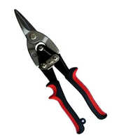 Aviation Snip Cutter - Industrial Grade, 10" Size | Red And Black Design, Perfect For Precision Cutting Tasks
