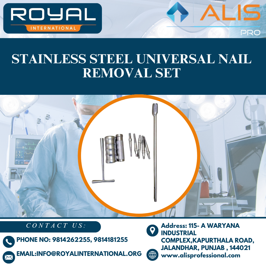 Stainless Steel Universal Nail Removal Set