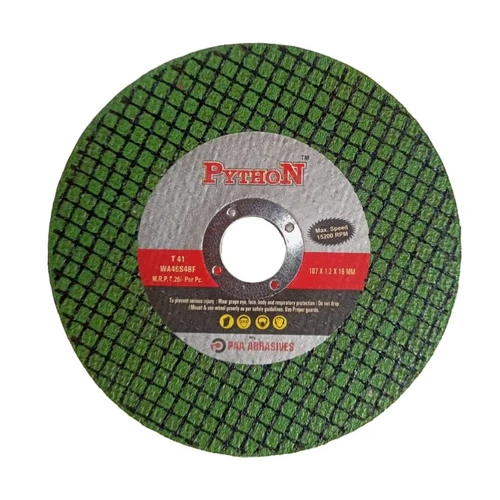 4 Inch Cut Off Wheel - Color: Green