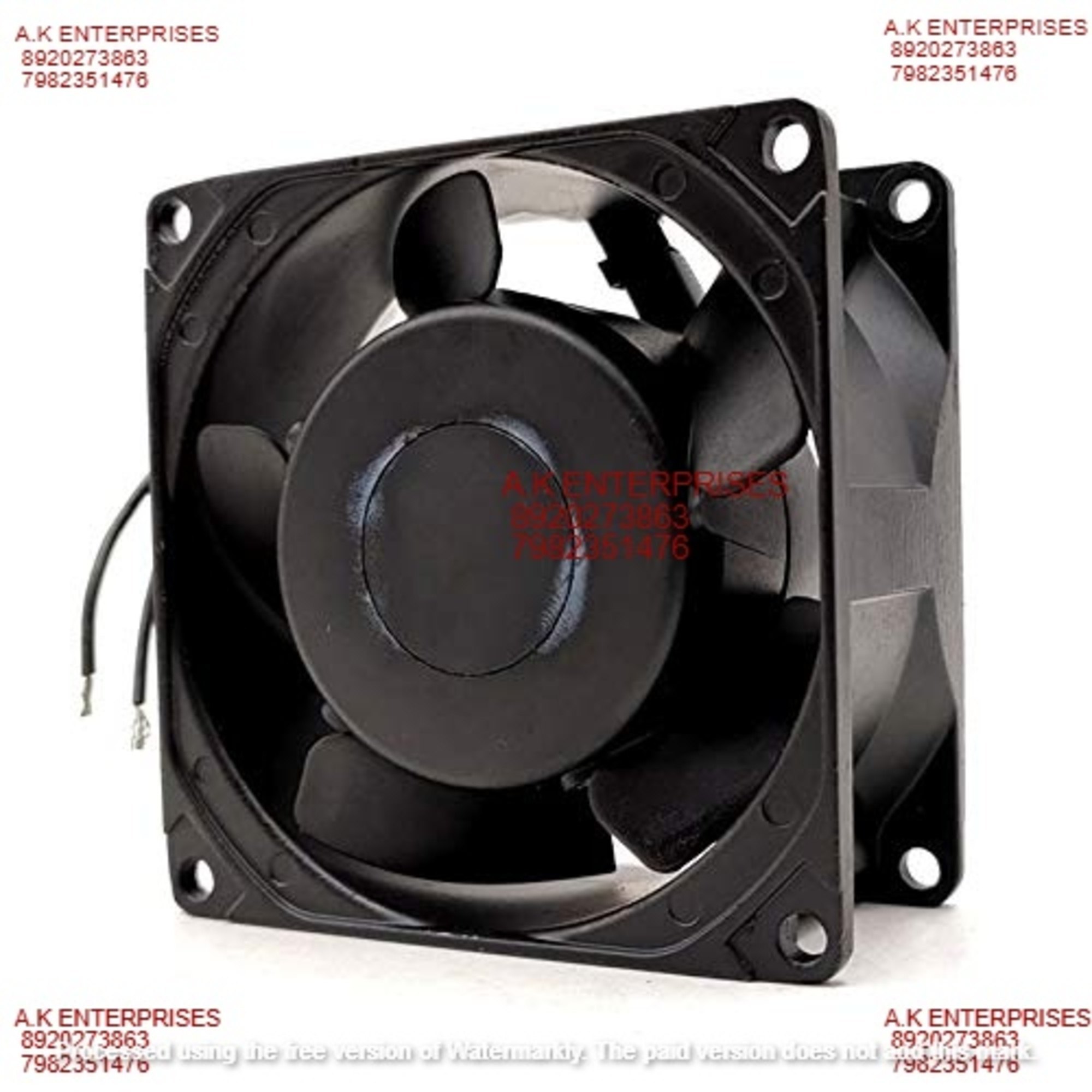  NMB 3115PS-23T-B30 Axial Fan 230V-50/60Hz 10/8W DC Brushless Air Cooling Fan 3200 RPM 80 * 80 * 38mm 2Wire (Metal)