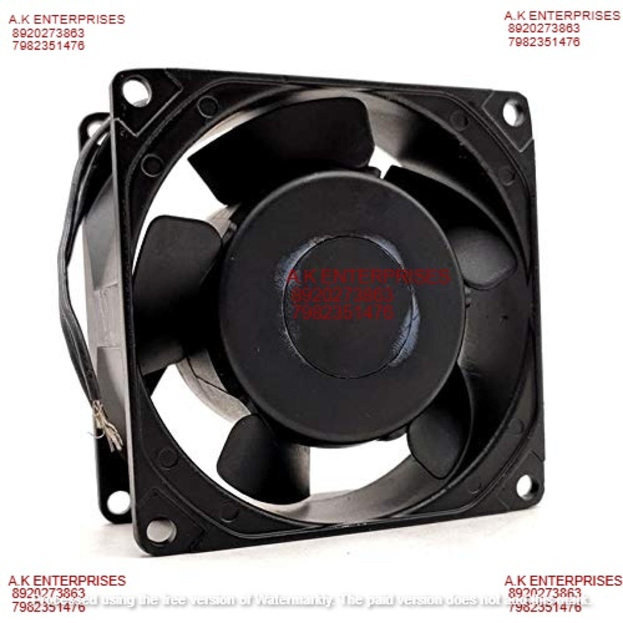  NMB 3115PS-23T-B30 Axial Fan 230V-50/60Hz 10/8W DC Brushless Air Cooling Fan 3200 RPM 80 * 80 * 38mm 2Wire (Metal)