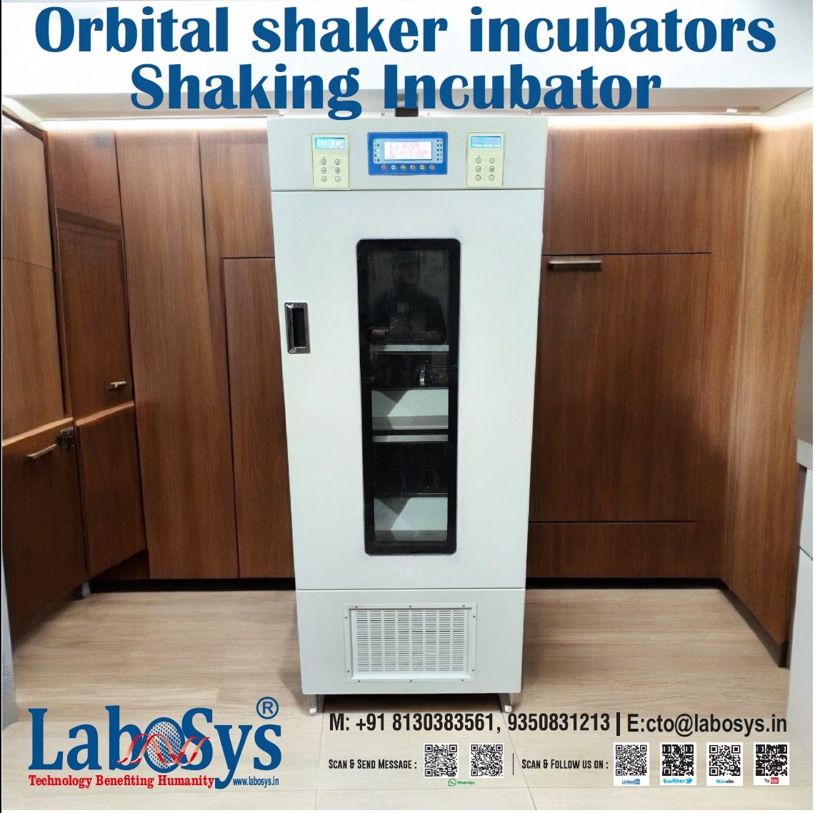 Orbital shaker Incubator