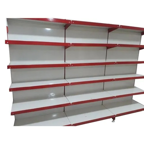 3X6Feet Retail Display Rack - Color: Red And White