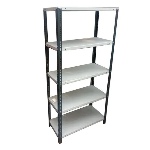 Iron Industrial Storage Rack - Color: White And Gray