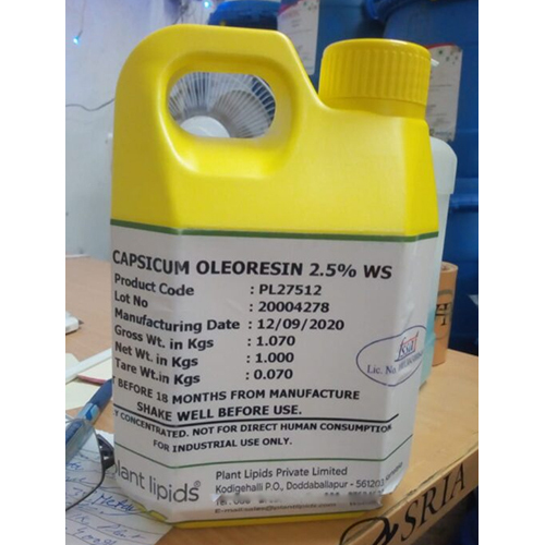 Capsicum Oleoresin - Product Type: Beverage