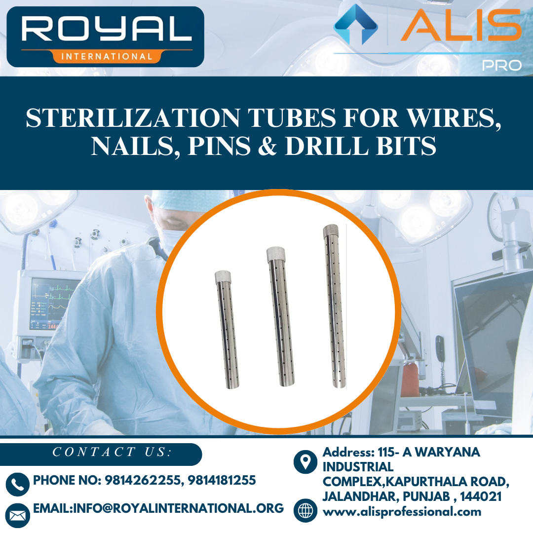 Sterilization Tubes For Wires, Nails, Pins & Drill Bits - Operating Type: Manual