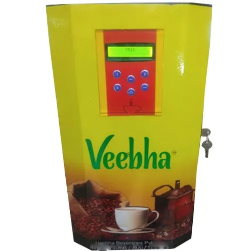 Tea Coffee Vending Machine - Color: Black