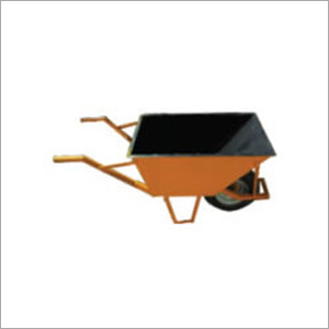 Single Wheel Barrow - 70 KG Load Capacity, Strong and Durable, Bright Orange Color