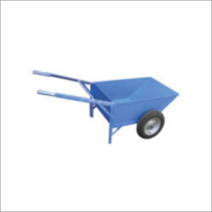 Double Wheel Barrow - New, Strong Blue Design | Up to 70 KG Capacity, Durable and Easy to Operate