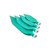 Rubber Rebreathing Bag - High-quality Rubber, Portable Design, Green Color | Ideal For Emergency Oxygen Supply In Hospitals And Clinics