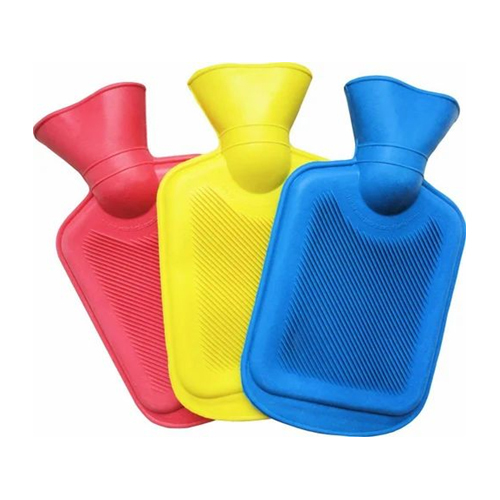 2L Rubber Hot Water Bag - Color: Multicolor